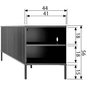 Dressoir Woodrow II massief essenhout - Donkere essenhouten