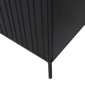 Armoire Woodrow Pin massif - Noir