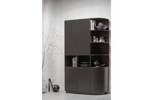 Schrank Rozzano II Kiefer massiv - Kiefer Schwarz