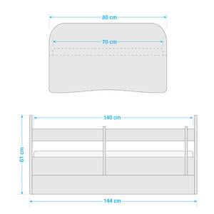 Kinderbed Babydreams Eenhoorn 70 x 140cm - Met lattenbodem