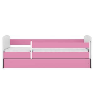 Lit enfant Babydreams Basic Rose foncé - 70 x 140cm - Avec sommier à lattes