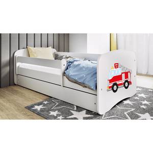 Kinderbett Babydreams Feuerwehr 80 x 160cm - Mit Lattenrost