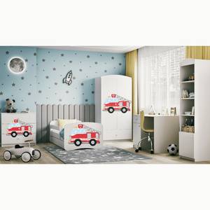 Kinderbett Babydreams Feuerwehr 80 x 160cm - Mit Lattenrost