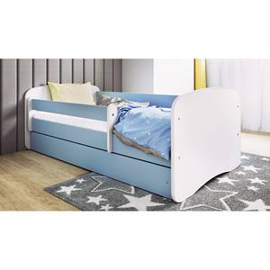 Lit enfant Babydreams Basic Bleu clair - 80 x 160cm - Avec sommier à lattes & matelas