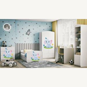 Kinderbett Babydreams Elefant 70 x 140cm - Mit Lattenrost & Matratze