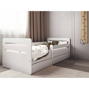 Kinderbed Tomi Wit - 80 x 160cm - Met lattenbodem & matras