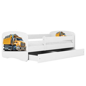 Lit enfant Babydreams Camion 80 x 160cm - Avec sommier à lattes & matelas