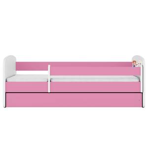 Lit enfant Babydreams Frozen Rose foncé - 80 x 160cm - Avec sommier à lattes & matelas