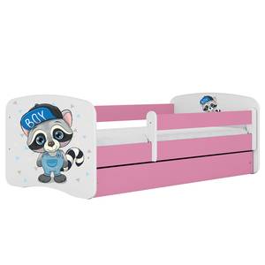 Kinderbed Babydreams Wasbeer Roze - 70 x 140cm - Met lattenbodem & matras