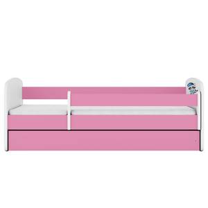 Kinderbett Babydreams Waschbär Pink - 80 x 180 cm - Mit Lattenrost & Matratze