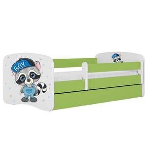 Kinderbed Babydreams Wasbeer Lichtgroen - 80 x 160cm - Met lattenbodem & matras