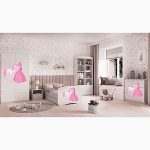 Kinderbett Babydreams Prinzessin 80 x 180 cm - Mit Lattenrost & Matratze