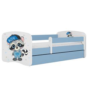 Kinderbett Babydreams Waschbär Hellblau - 80 x 160cm - Mit Lattenrost