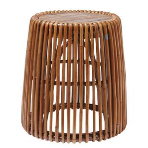 Tavolino Perira I Rattan / Teak massello - Rattan / Legno di teak