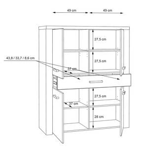 Highboard Parksville I Eiche Sonoma Dekor