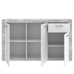 Sideboard Ballito II Weiß / Beton Dekor