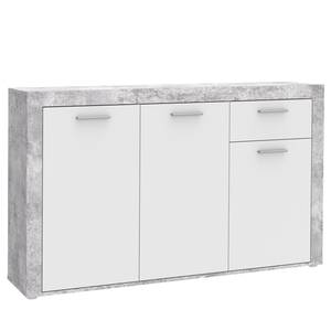 Sideboard Ballito II Weiß / Beton Dekor