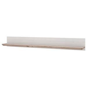 Wandplank Sandvik witte eikenhouten look/Nelson eikenhouten look - Breedte: 205 cm