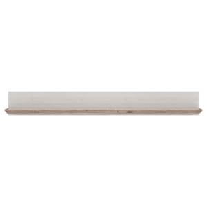 Wandplank Sandvik witte eikenhouten look/Nelson eikenhouten look - Breedte: 205 cm