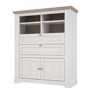 Highboard Sandvik I witte eikenhouten look/Nelson eikenhouten look