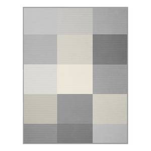 Plaid Colourfields Tissu mélangé - Gris - 180 x 220 cm