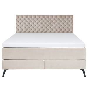 Boxspringbett La Maison Beige - 180 x 200cm - Doppelmatratze H2/H3