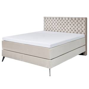 Boxspringbett La Maison Beige - 180 x 200cm - Doppelmatratze H2/H3