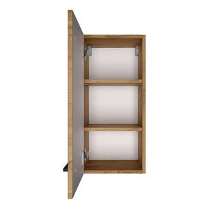 Badkamerset Swinton VI (5-delig) incl. verlichting - Wotan eikenhouten look - Breedte: 120 cm