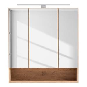 Spiegelschrank Stubach Inklusive Beleuchtung - Wotaneiche Dekor - Breite: 60 cm