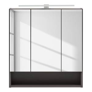 Spiegelschrank Stubach Inklusive Beleuchtung - Graphit - Breite: 60 cm