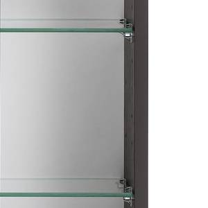 Spiegelschrank Stubach Inklusive Beleuchtung - Graphit - Breite: 60 cm