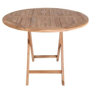 Table de jardin pliante Oviedo II Teck - Marron