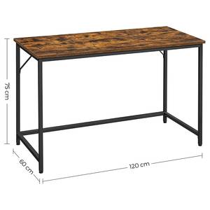 Bureau Buxy VI Rustieke eikenhouten look - Breedte: 120 cm