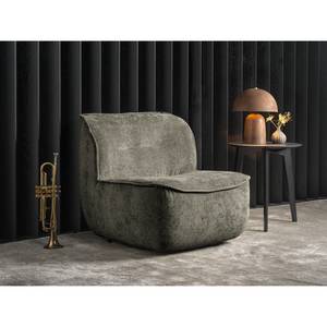 Fauteuil pivotant Sasina Microfibre Alana: Marron