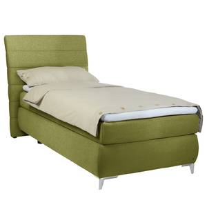 Boxspringbett Soft Lines Box Stoff TBO: 323 soft olive - 100 x 200cm - H3