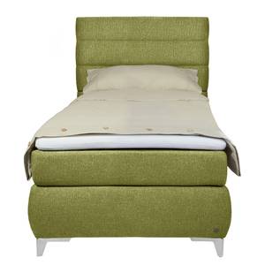 Boxspringbett Soft Lines Box Stoff TBO: 323 soft olive - 100 x 200cm - H3