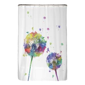 Antischimmel douchegordijn Paardenbloem polyester - meerdere kleuren - 120 x 180 cm