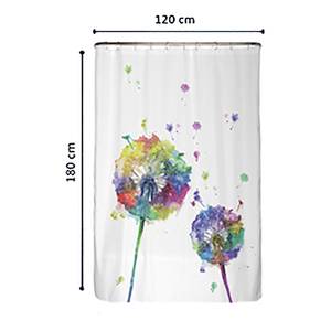 Anti-Schimmel Duschvorhang Pusteblume Polyester - Mehrfarbig - 120 x 180 cm