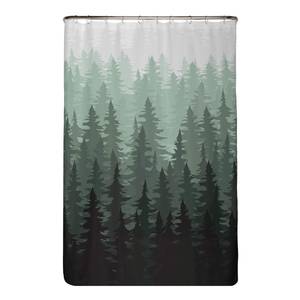 Tenda per doccia foresta di abeti Poliestere - Verde - 120 x 180 cm