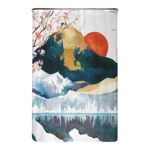 Gerecycleerd douchegordijn Japan polyester - meerdere kleuren - 120 x 200 cm