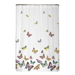 Anti-Schimmel Duschvorhang Schmetterling Polyester - Mehrfarbig - 120 x 200 cm