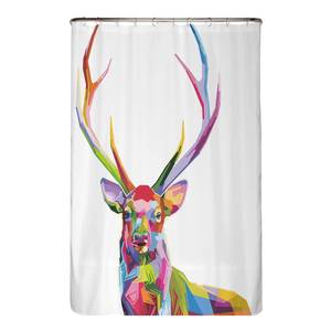 Tenda doccia sostenibile cervo Poliestere - Multicolore