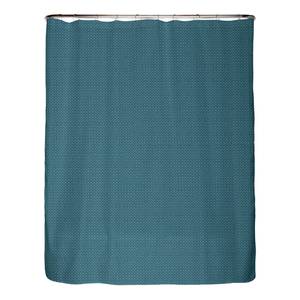 Rideau de douche anti-moisi Newtown Polyester - Bleu pétrole - 180 x 200 cm