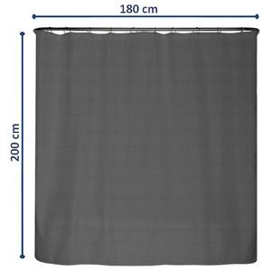 Rideau de douche anti-moisi Newtown Polyester - Blanc - 180 x 200 cm