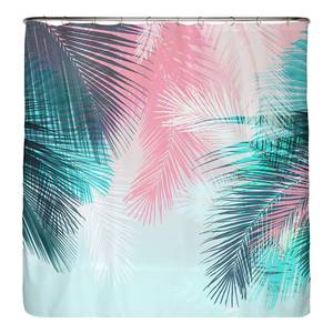 Gerecycleerd douchegordijn Palmbladeren polyester - meerdere kleuren - 200 x 220 cm