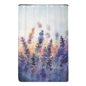 Gerecycleerd douchegordijn Lavendel polyester - lavendel - 120 x 180 cm