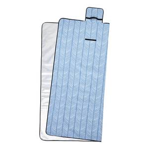 Picknickdecke GET TOGETHER Streifen Polyester - Blau