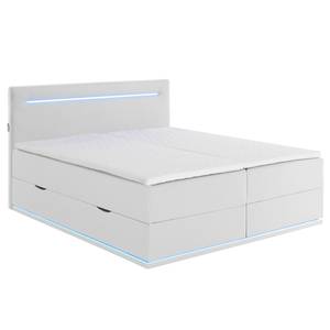 Letto boxspring Sunshine Bianco - 180 x 200cm