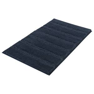 Tapis de bain Monrovia Tissu - Bleu marine - 120 x 70 cm