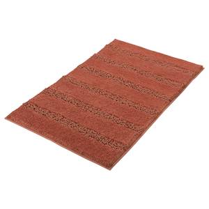 Badematte Monrovia Webstoff - Terracotta - 100 x 60 cm